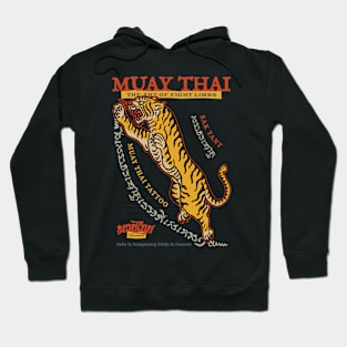 Vintage Tiger Muay Thai Tattoo Hoodie